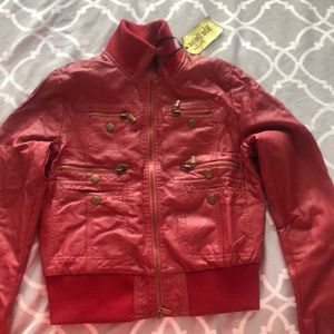 Red jacket